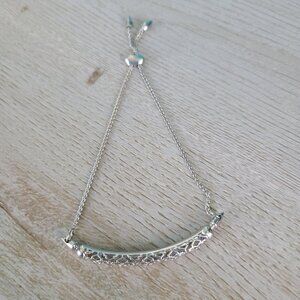 Kendra Scott Silver Gilly Adjustable Filigree Bracelet